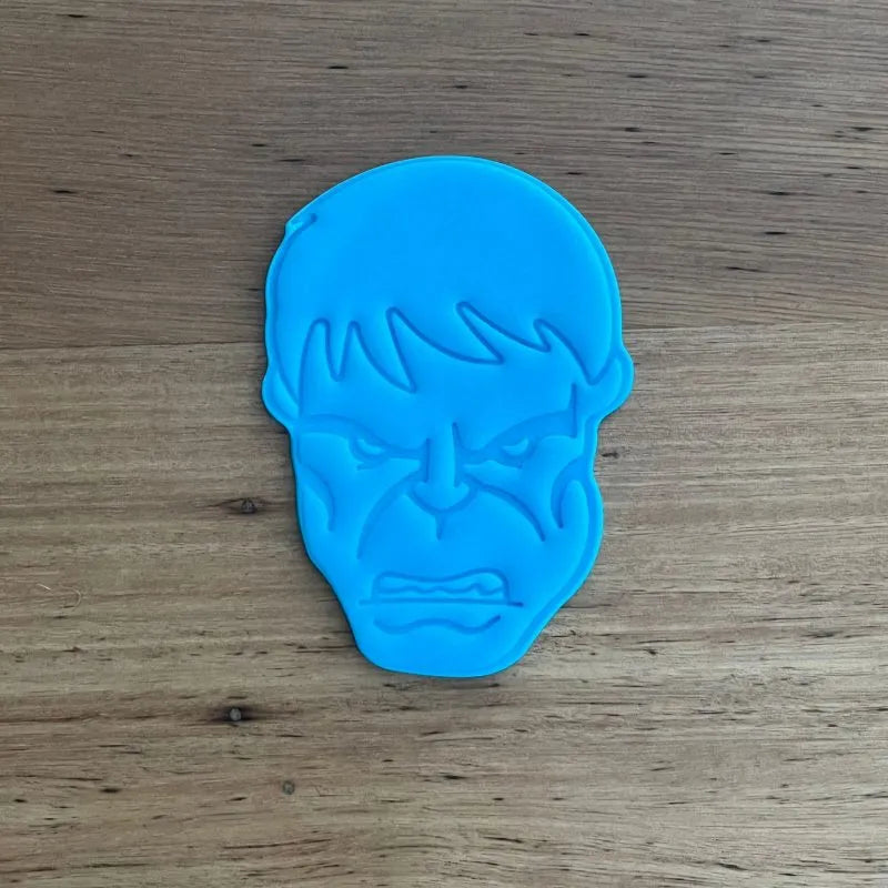 Cookie Cutter Store - Hulk Face Cookie Cutter & Emboss Stamp *Last One*