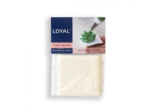 Loyal Floral Parchment Squares - 50PK