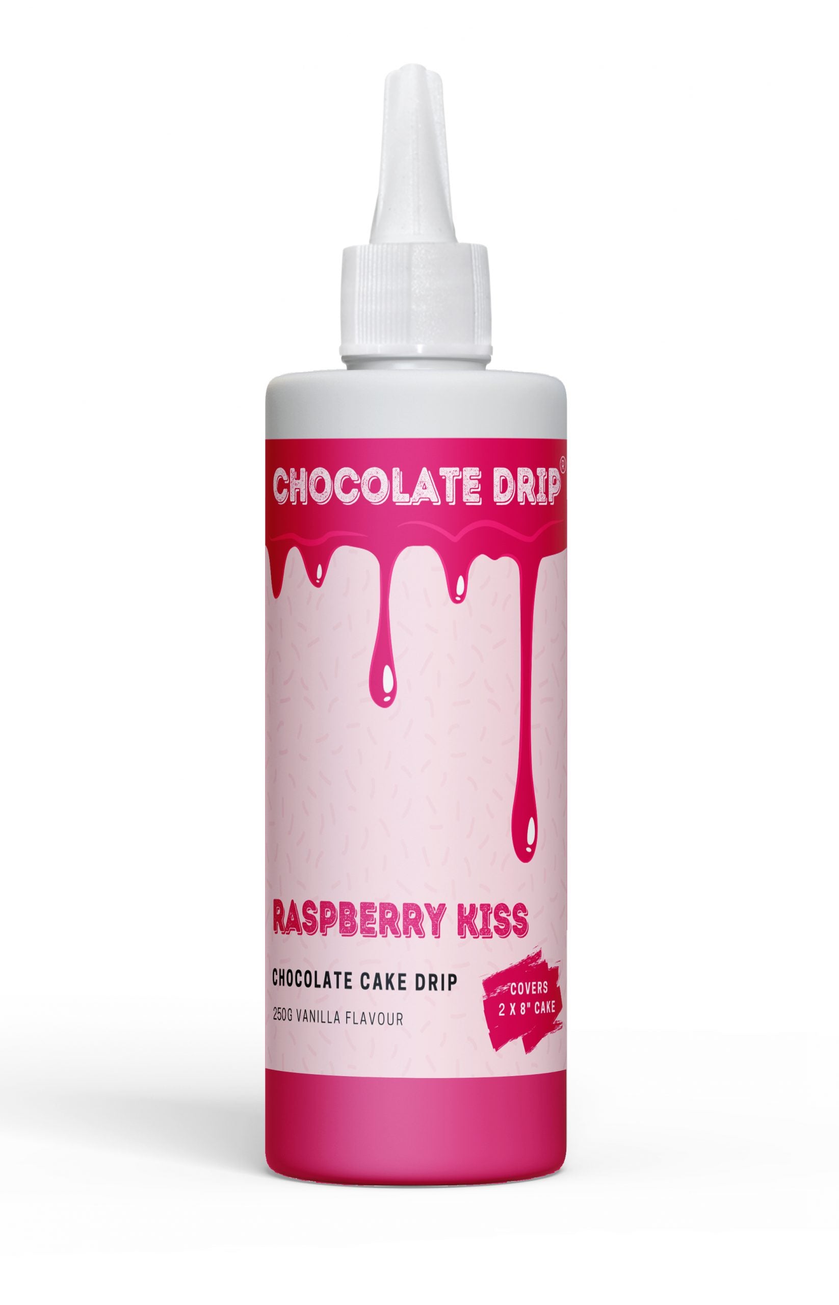 Chocolate Drip 250g - Raspberry Kiss – Skysies Cakes
