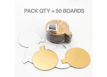 Round Slip Board - 80 x 1mm (50pk) - Gold