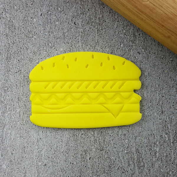 Custom Cookie Cutter - Burger Cutter and Embosser Set.