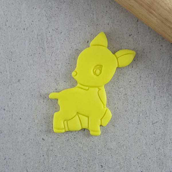 Custom Cookie Cutters Deer Cutter and Embosser Set.