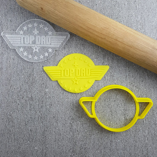 Custom Cookie Cutters - Top Dad Cutter and Debosser