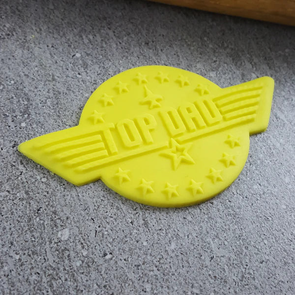 Custom Cookie Cutters - Top Dad Cutter and Debosser