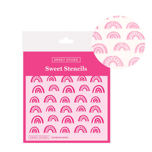 Sweet Sticks Stencil - Rainbow Boho