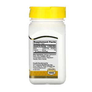 120 Tablets - Biotin 10,000mcg