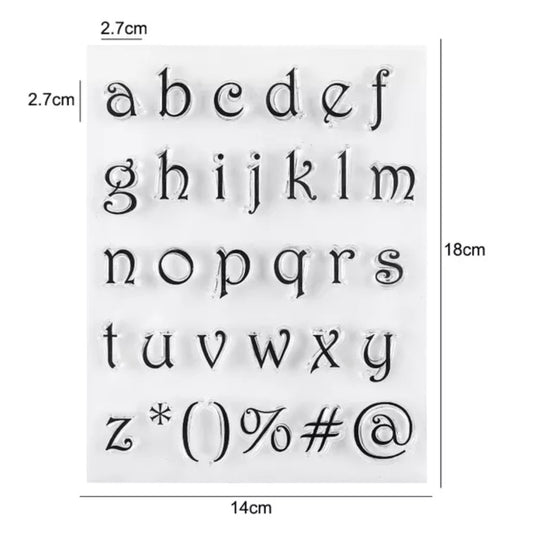 Letter Stamp Set - Fancy Lower.