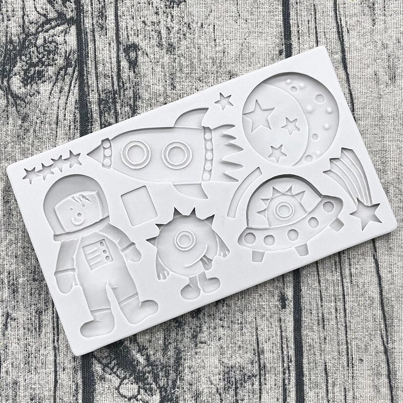 Silicone Mould - Space Set - S448