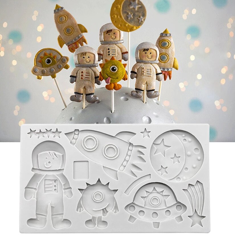 Silicone Mould - Space Set - S448
