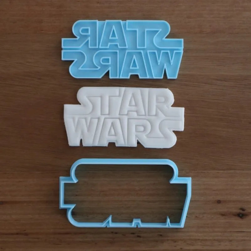 Cookie Cutter Store - Star Wars Logo Cutter and Stamp *Last One*