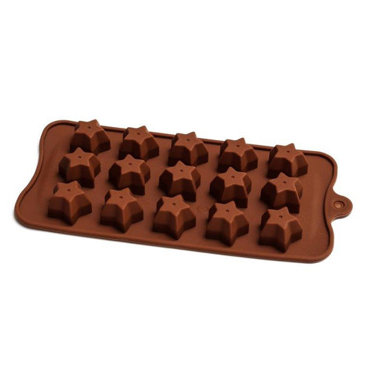 Silicone Chocolate Mould - Stars.