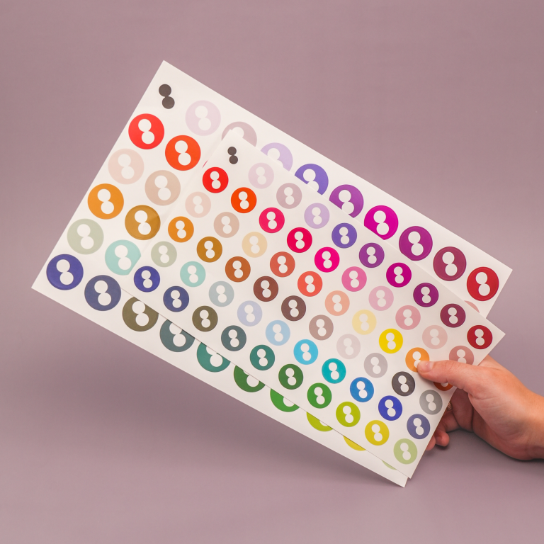 Colour Mill Swatch Spot Stickers - 100ml