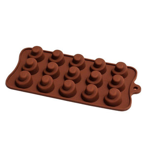 Silicone Chocolate Mould - Chocolate Swirl