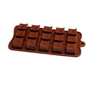 Silicone Chocolate Mould - Triangle Topped