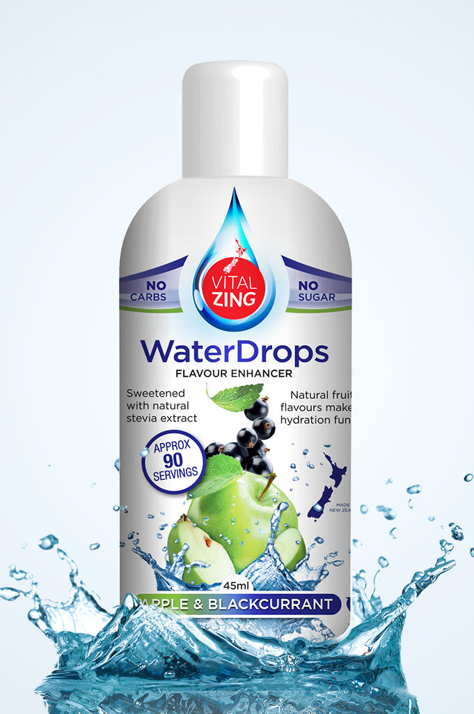 VitalZing Apple & Blackcurrant Water Flavouring Drops - 90 Serves