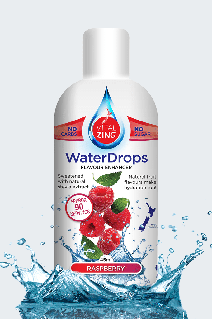 VitalZing Raspberry Water Flavouring Drops - 90 Serves