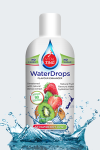 VitalZing Strawberry Kiwi Water Flavouring Drops - 90 Serves