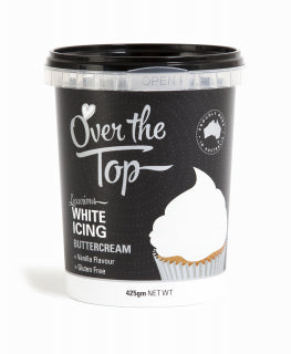 Over The Top Buttercream - White 425g