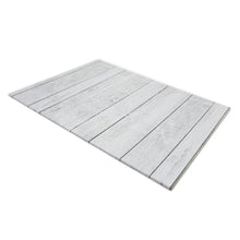 35cm x 45cm (14inch x 18inch) Rectangle 5mm Cake Board - White Wood Plank