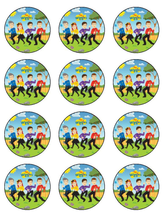 Edible Cupcake Toppers - Wiggles