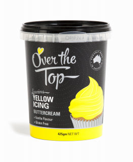 Over The Top Buttercream - Yellow 425g