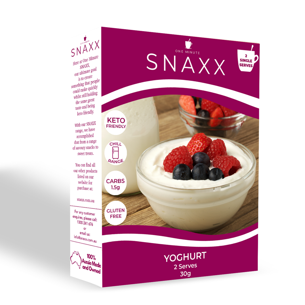 One Minute Yoghurt - SNAXX *PAST B/B*