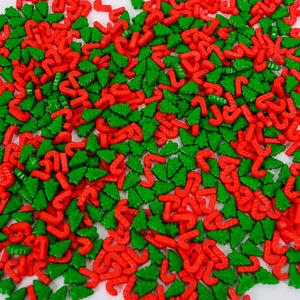 75g Sprinks Sprinkles - Santa's Coming Candy Canes
