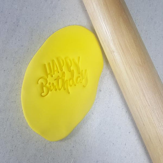 Custom Cookie Cutters Embosser - Happy Birthday.