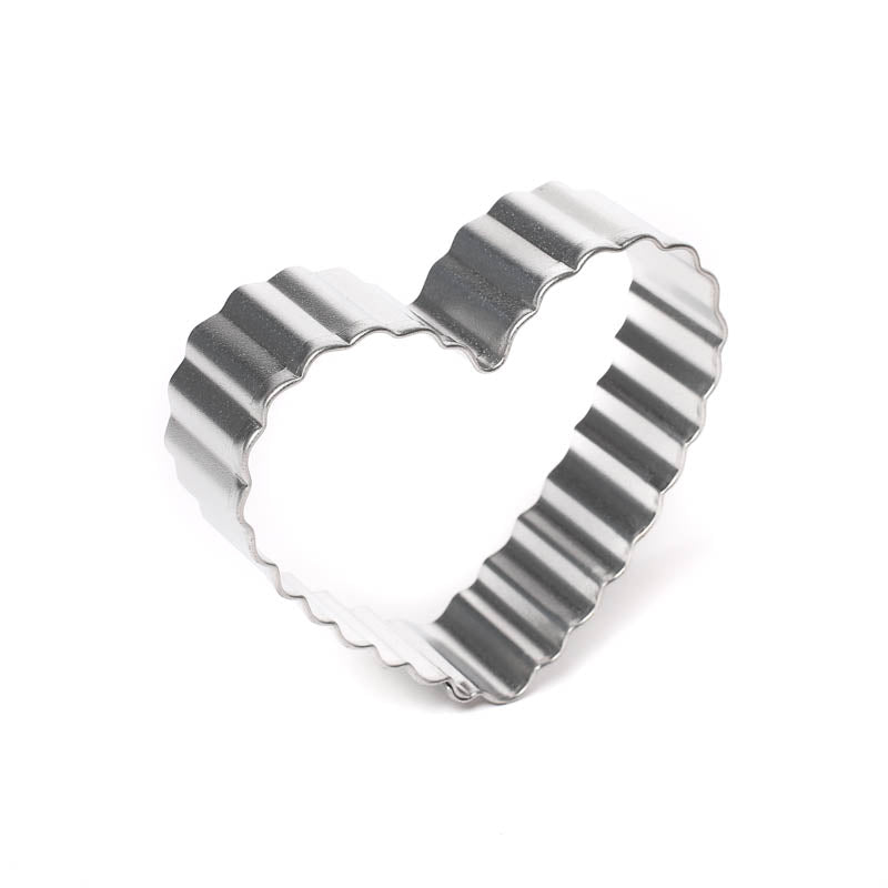 Cookie Cutter - Fluted Heart 3.25".