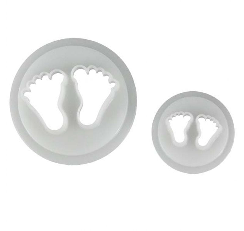 2PC Cutter Set - Mini Baby Feet.