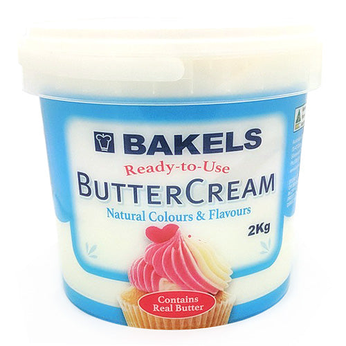 Bakels Ready To Use Buttercream - White 2kg