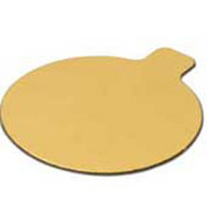 10pk - Gold Card Tab Cake Board