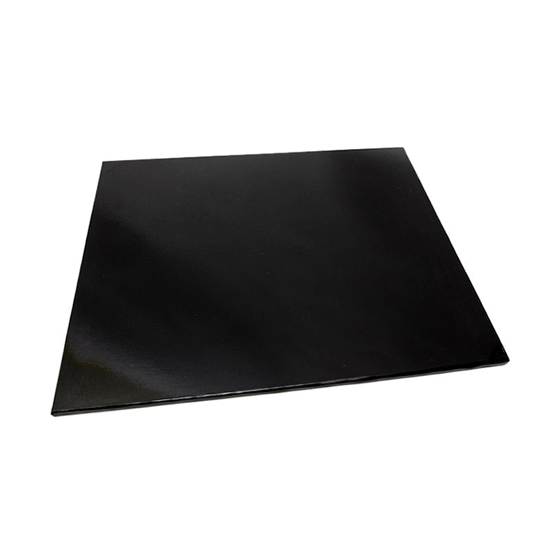 10inch (25cm) Square 5mm Cake Board - Black