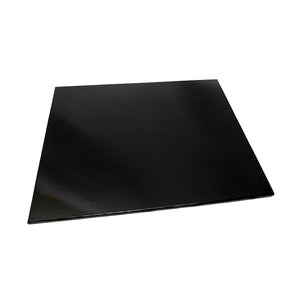 6inch (15cm) Square 5mm Cake Board - Black