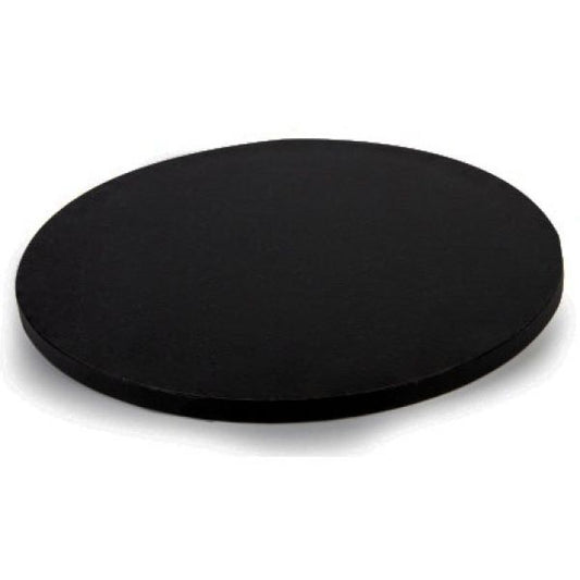 Solid 10inch (25cm) Round Drum Cake Board - Black