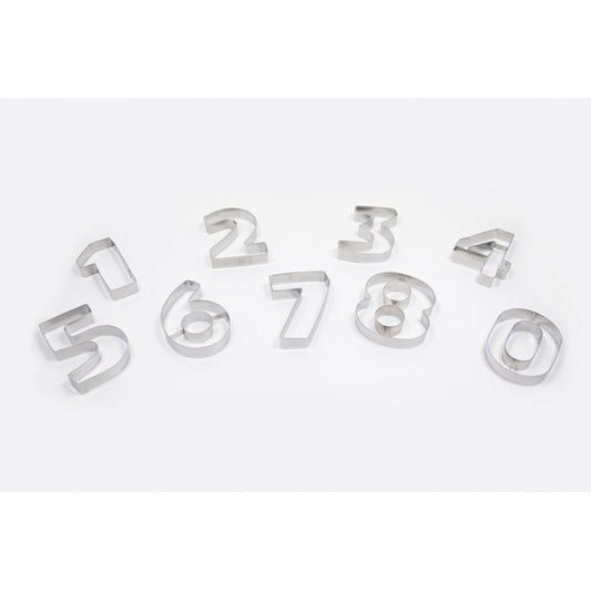 Jumbo Block Number Cookie Cutter Set 5 inch (12.7 cm) tall.