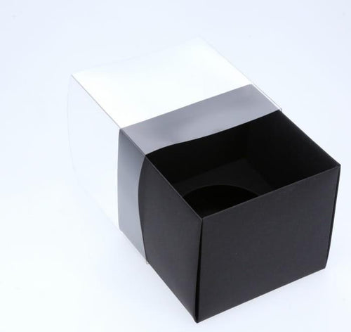 Single Cupcake Box - Black