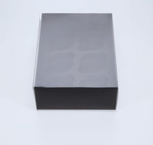 6 Hole Cupcake Box - Black
