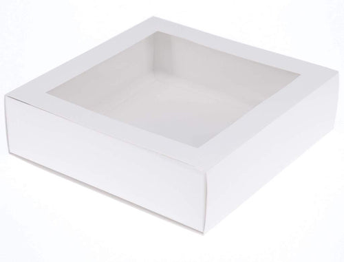 Medium Cookie / Biscuit Box - with slide and clear cover