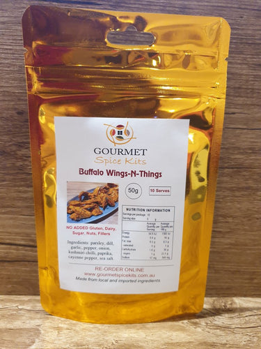 Gourmet Spice Kit - Buffalo Wings n things 50g