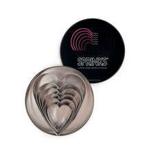 6 Piece Sprinks Heart Stainless Pastry Cutter Set