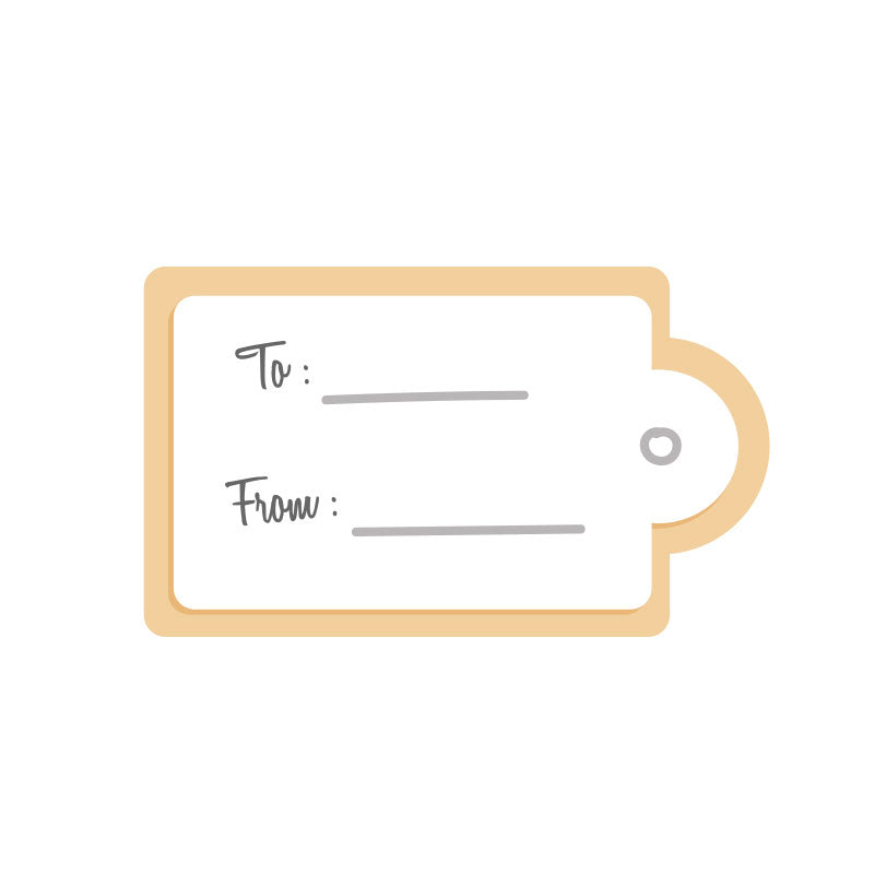 Coo Kie Gift Tag Cookie Cutter.