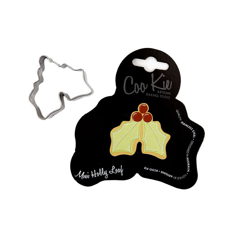 Coo Kie Mini Holly Leaf Cookie Cutter