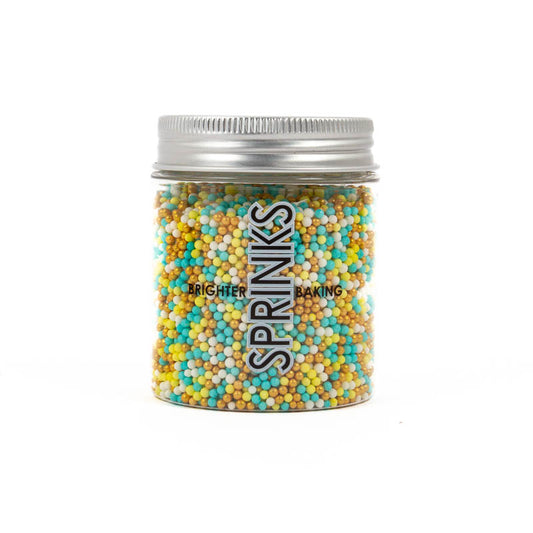 70g Sprinks Sprinkle Mix - Grandma's Featherbed- Nonpareils.