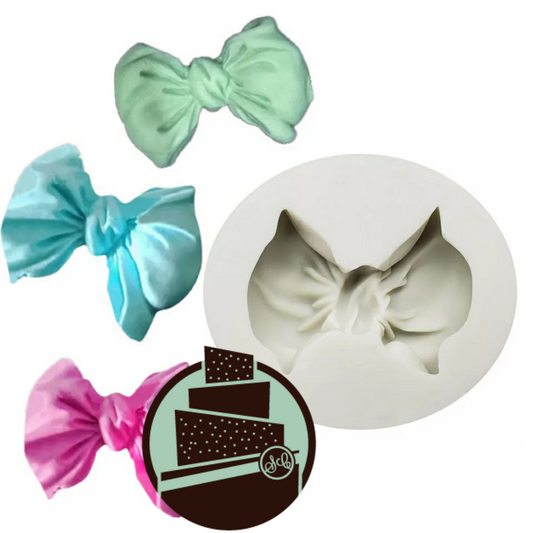 Silicone Mould - Scrunch Bow - S94.