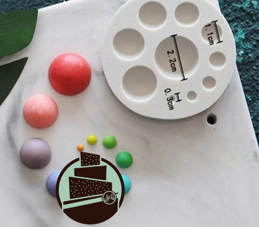 Silicone Mould - Half Circle / Sphere - S305.