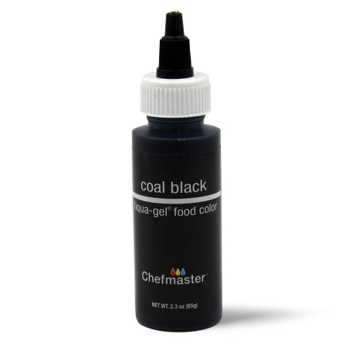 65g Chefmaster Liqua-Gel Colour - Coal Black