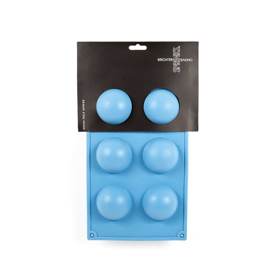 Silicone Mould - Sprinks - 60mm Half Sphere.