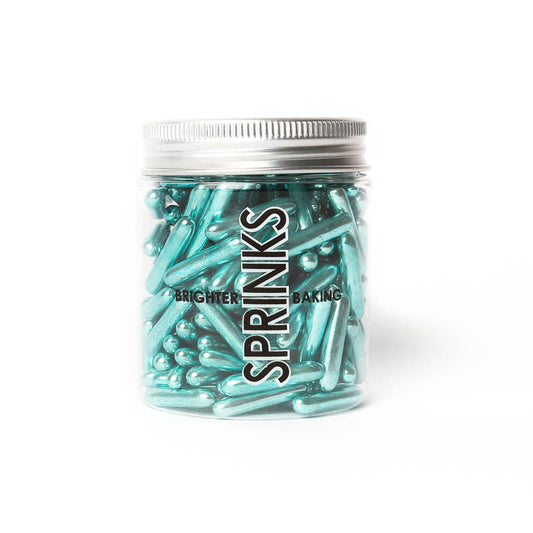 75g Sprinks Metallic Rods - Aqua.