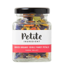 Petite Ingredient Dried Organic Edible - Pansy Petals 3g